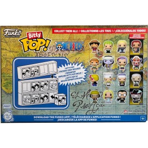 Funko Bitty Pop - One Piece 4 Pack - Monkey D. Luffy / Roronoa Zoro / Axe Hand Morgan / Mystery (Chase) 2