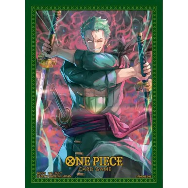 Standard - One Piece Card Game - Official Sleeves 11 - Zoro (70 Bustine)