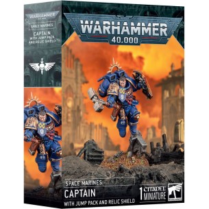 Space Marines - Captain with Jump Pack and Relic Shield