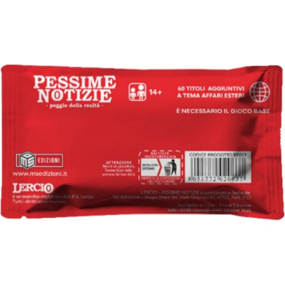 Lercio - Pessime Notizie - Speciale Esteri (Espansione) Lercio - Pessime Notizie - Speciale Esteri (Espansione)