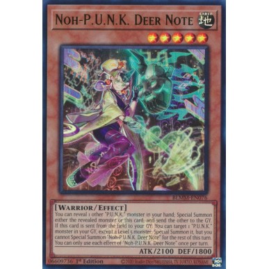 Noh-P.U.N.K. Nota Cervo Noh-P.U.N.K. Nota Cervo