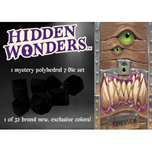 Chessex - Blind Box - Set 7 Dadi Poliedrici - Hidden Wonders