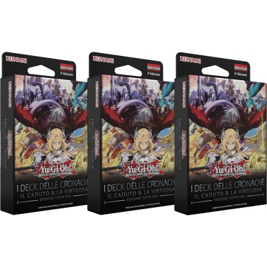 3x I Deck delle Cronache: il Caduto & la Virtuosa - Edizione Tutta Foil (1a Edizione - ITA)