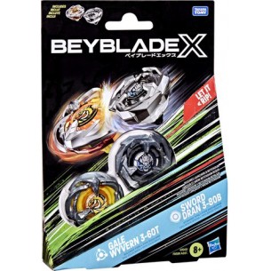 Beyblade X - Dual Pack - Gale Wyvern 3-60T & Sword Dran 3-80B