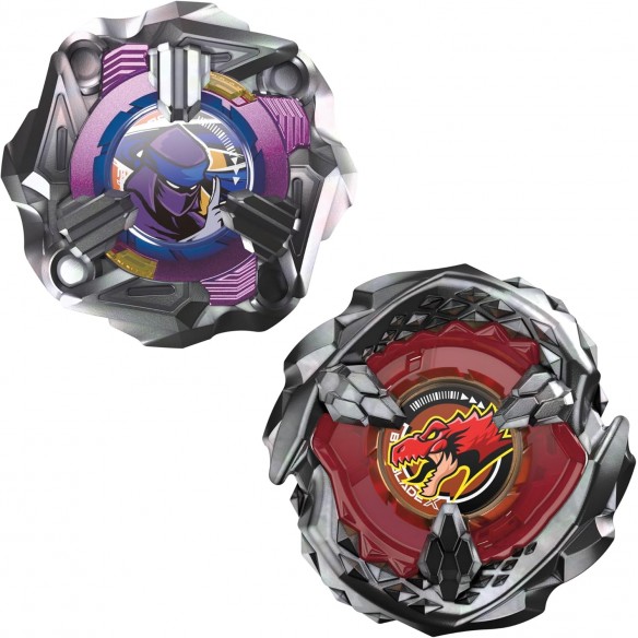 Beyblade X - Dual Pack - Beat Tyranno 4-70Q & Knife Shinobi 4-80HN Beyblade X - Dual Pack - Beat Tyranno 4-70Q & Knife Shinobi 4-80HN