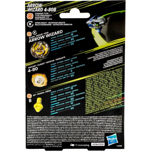 Beyblade X - Starter Pack - Arrow Wizard 4-80B Beyblade X - Starter Pack - Arrow Wizard 4-80B
