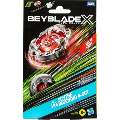 Beyblade X - Starter Pack - Scythe Incendio 4-60T Beyblade X - Starter Pack - Scythe Incendio 4-60T