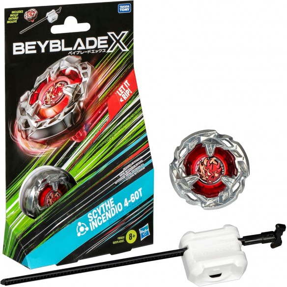 Beyblade X - Starter Pack - Scythe Incendio 4-60T Beyblade X - Starter Pack - Scythe Incendio 4-60T