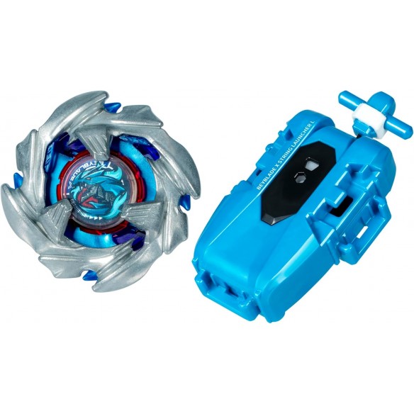 Beyblade X - Deluxe Left-Spin String Launcher Set - Cobalt Dragoon 2-60C Beyblade X - Deluxe Left-Spin String Launcher Set - Cobalt Dragoon 2-60C