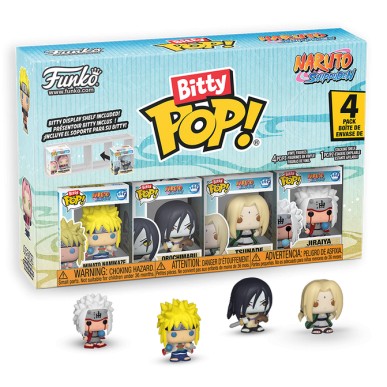Funko Bitty Pop - Naruto 4 Pack - Minato Namikaze / Orochimaru / Tsunade / Jiraiya