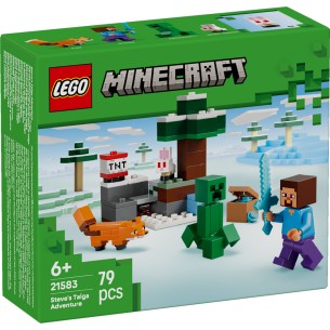 LEGO Minecraft - 21583 - Avventura di Steve nella Taiga