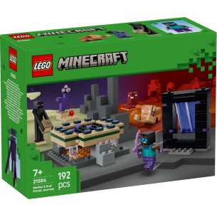 LEGO Minecraft - 21584 - Viaggio nel Portale del Nether e dell’End