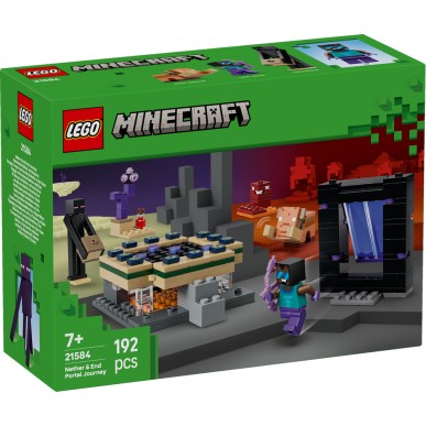LEGO Minecraft - 21584 - Viaggio nel Portale del Nether e dell’End