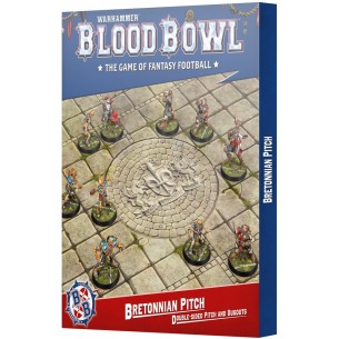 Blood Bowl - Bretonnian Team - Double Sided Pitch & Dugouts (ENG)