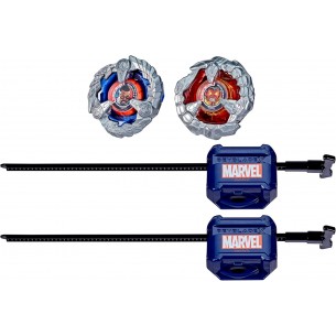 Beyblade X - Starter Pack Marvel - Capitan America 4-70GB & Red Hulk 1-80R 2