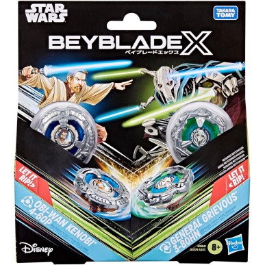 Beyblade X - Starter Pack Star Wars - Obi-Wan Kenobi 4-60P & General Grievous 3-80HN