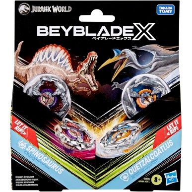 Beyblade X - Starter Pack Jurassic World - Spinosaurus 3-85A & Quetzalcoatlus 4-55D