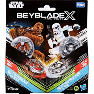 Beyblade X - Starter Pack Star Wars - Chewbacca 4-80LF & Stormtrooper 5-70B