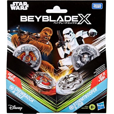 Beyblade X - Starter Pack Star Wars - Chewbacca 4-80LF & Stormtrooper 5-70B