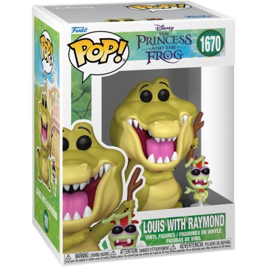 Funko Pop 1670 - Louis with Raymond - The Princess and the Frog