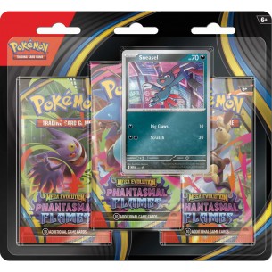Mega Evolution: Phantasmal Flames - 3 Pack Blister - Sneasel (ENG)