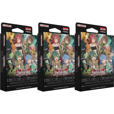 3x I Deck delle Cronache: Ammaliatrici di Spiriti - Edizione Tutta Foil (1a Edizione - ITA)