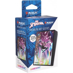 Standard - Magic: the Gathering Premium Art Sleeves - Miles Morales (105 Bustine) - Gamegenic