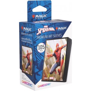 Standard - Magic: the Gathering Premium Art Sleeves - Spider-Man (105 Bustine) - Gamegenic