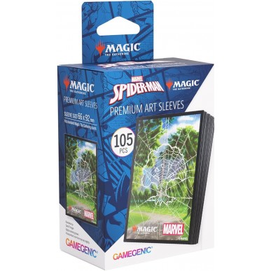 Standard - Magic: the Gathering Premium Art Sleeves - Spider-Man Forest (105 Bustine) - Gamegenic