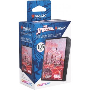 Standard - Magic: the Gathering Premium Art Sleeves - Spider-Man Mountain (105 Bustine) - Gamegenic