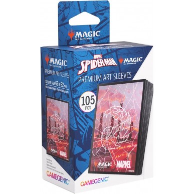 Standard - Magic: the Gathering Premium Art Sleeves - Spider-Man Mountain (105 Bustine) - Gamegenic