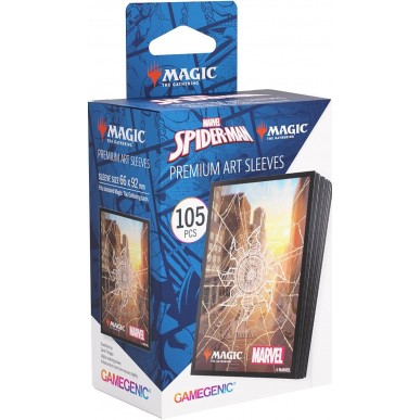 Standard - Magic: the Gathering Premium Art Sleeves - Spider-Man Plains (105 Bustine) - Gamegenic
