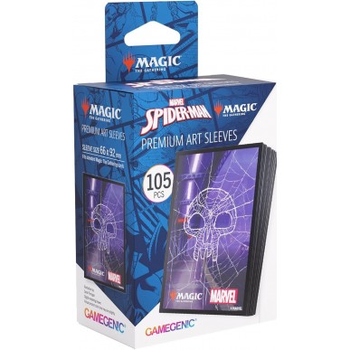 Standard - Magic: the Gathering Premium Art Sleeves - Spider-Man Swamp (105 Bustine) - Gamegenic