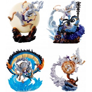 Statuina Casuale - One Piece Gear 5th Special Set - Petitrama - Logbox Re Birth (9cm)