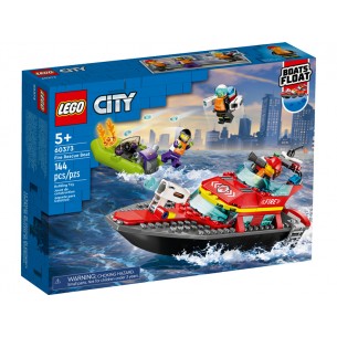 LEGO City - 60373 - Barca di Soccorso Antincendio