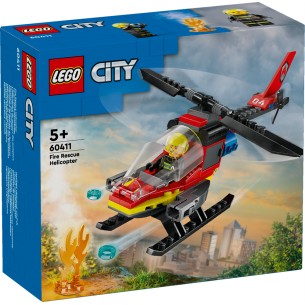 LEGO City - 60411 - Elicottero dei Pompieri
