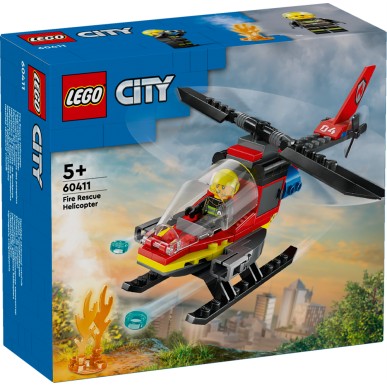 LEGO City - 60411 - Elicottero dei Pompieri