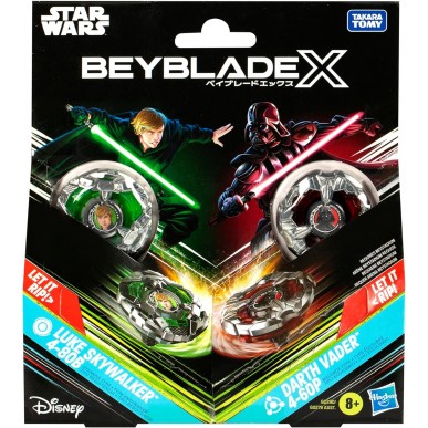 Beyblade X - Starter Pack Star Wars - Luke Skywalker 4-80B & Darth Vader 4-60P