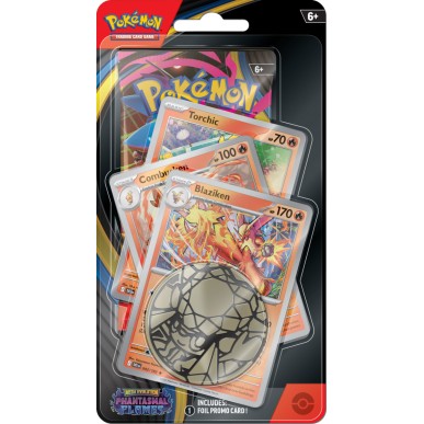 Mega Evolution: Phantasmal Flames - Premium Checklane Blister - Blaziken (ENG)