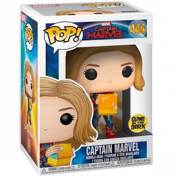 Funko Pop 444 - Captain Marvel with Lunch Box (Glows in the Dark) POP!