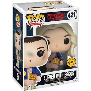 Funko Pop Television 421 - Eleven with Eggos - Stranger Things (Chase)