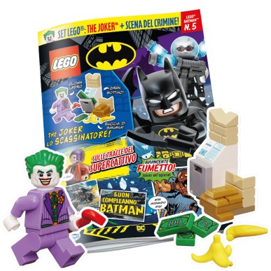 LEGO Magazine Batman n. 05 - Joker + Scena del Crimine