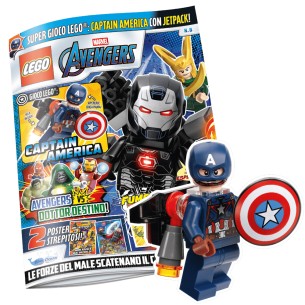 LEGO Magazine Avengers n. 08 - Captain America