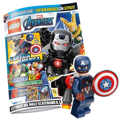 LEGO Magazine Avengers n. 08 - Captain America