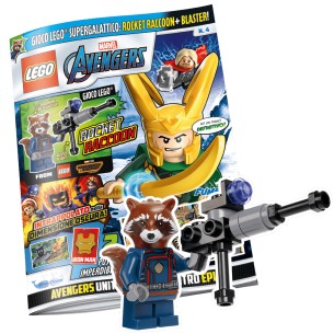 LEGO Magazine Avengers n. 04 - Rocket Raccoon + Blaster