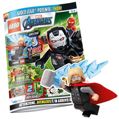 LEGO Magazine Avengers n. 03 - Thor + Mjolnir