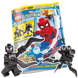 LEGO Magazine Spider-Man n. 07 - Venom + Creatura Sinistra