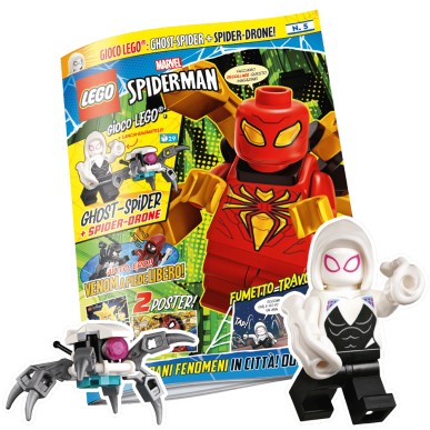 LEGO Magazine Spider-Man n. 05 - Ghost-Spider + Spider Drone
