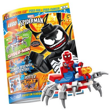 LEGO Magazine Spider-Man n. 04 - Spider-Man con Spider-Crawler