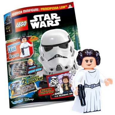 LEGO Magazine Star Wars Plus n. 03 - Principessa Leia con Blaster